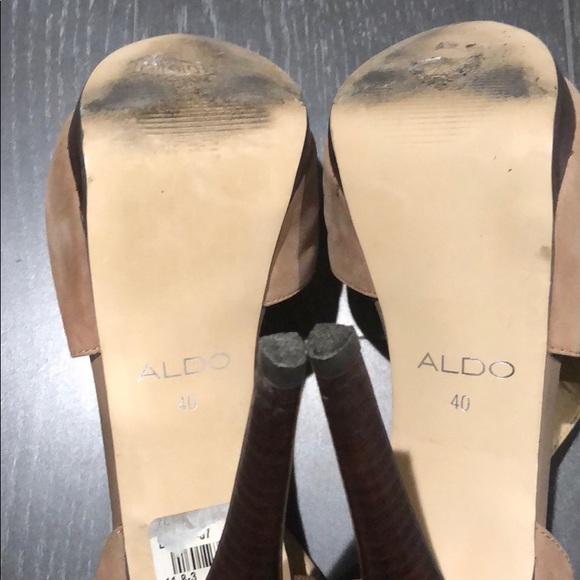 Aldo beige platform heels - Picture 4 of 5